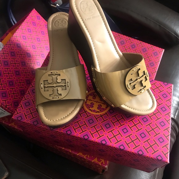 Tory perch authentic wedgy - Picture 2 of 2